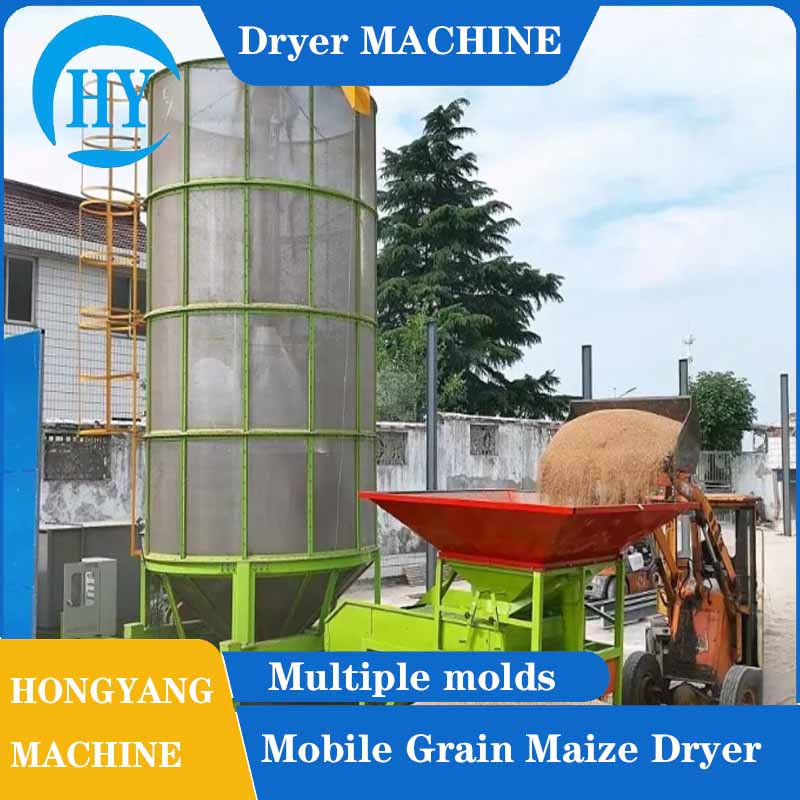 Mobile grain dryer