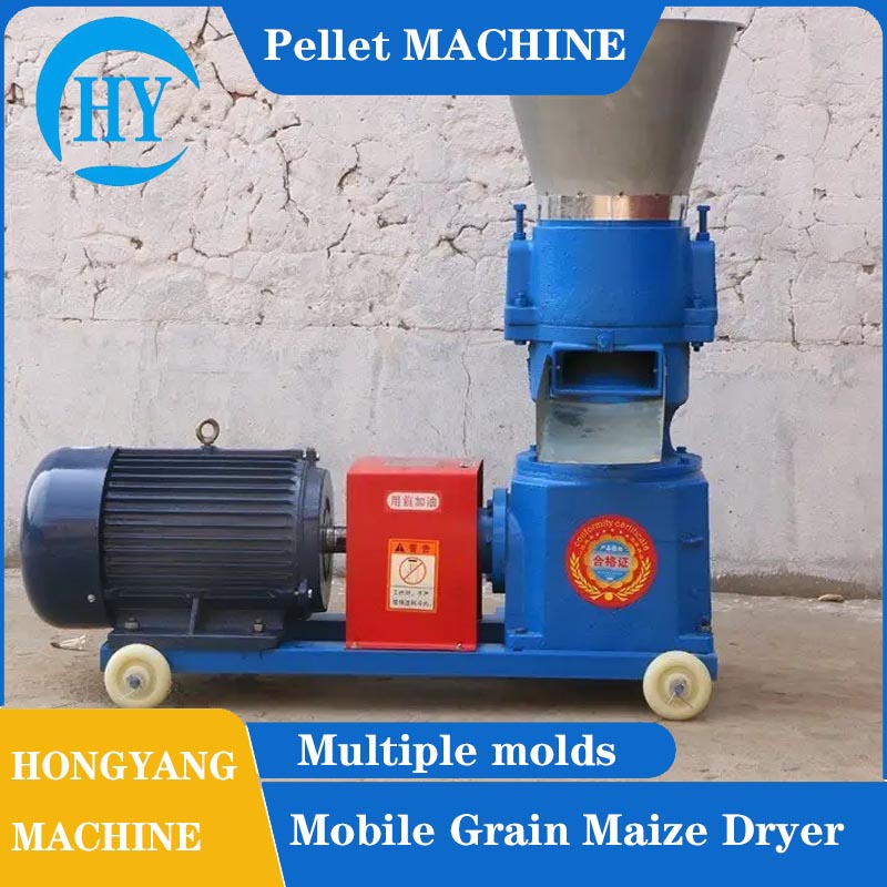 Direct connected feed pellet machine